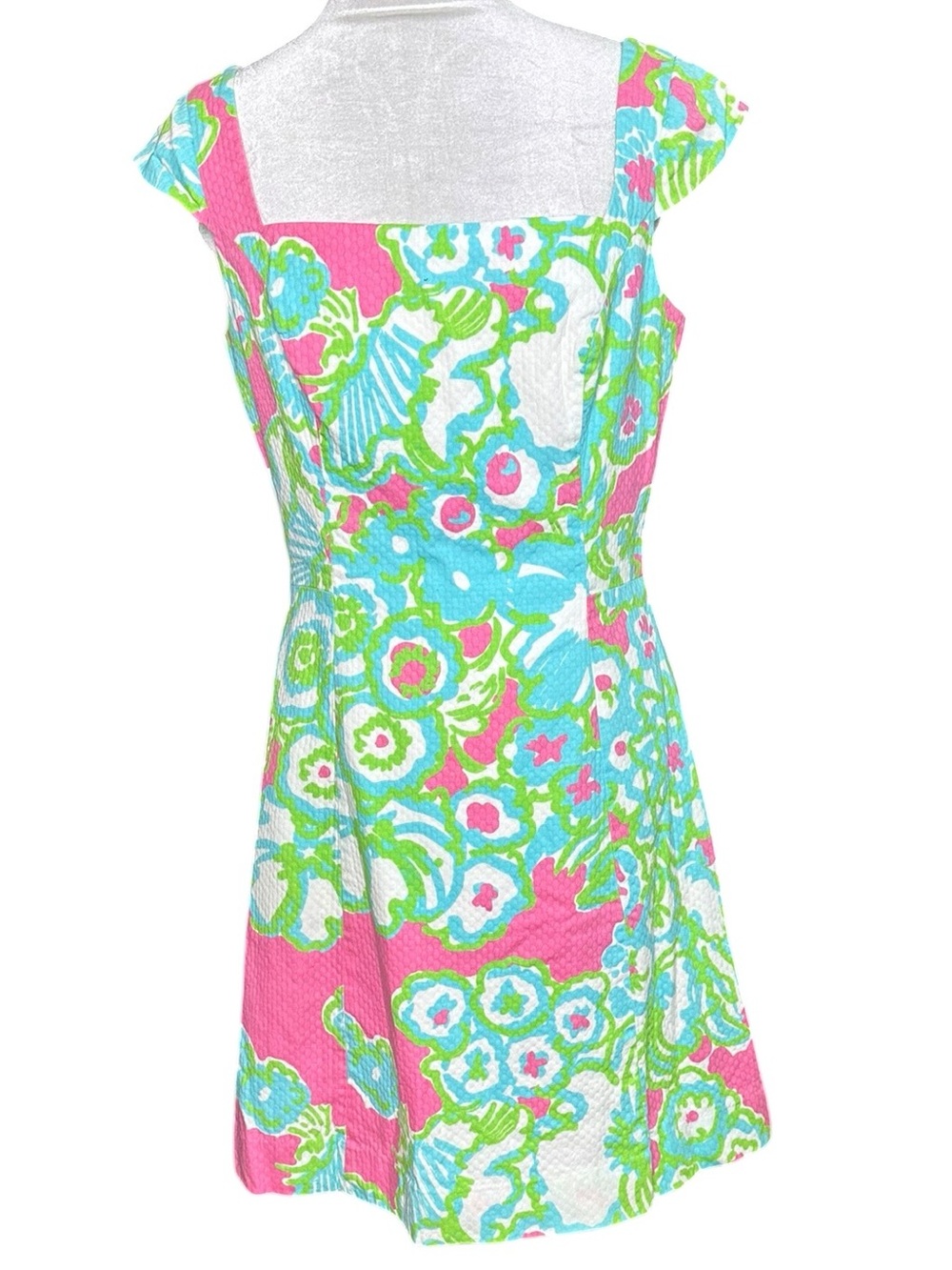 Lilly Pulitzer Women’s Cotton Dress. Pink Blue Green. Size 6